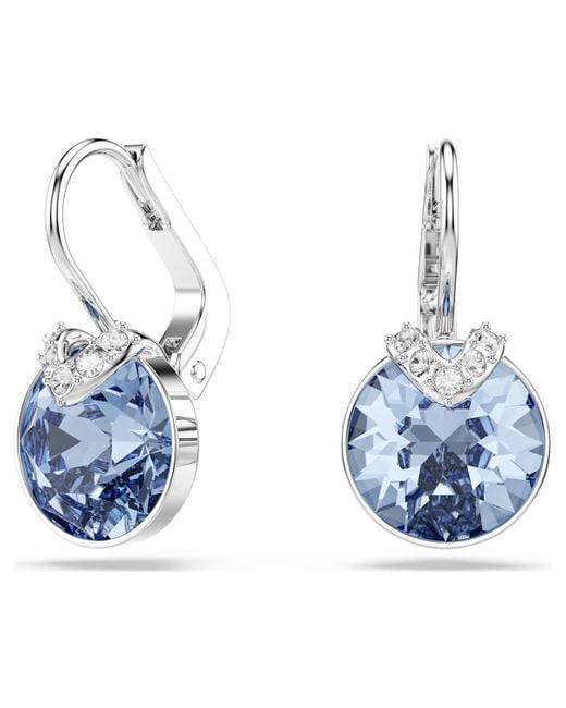 Swarovski Blue Bella V Drop Earrings