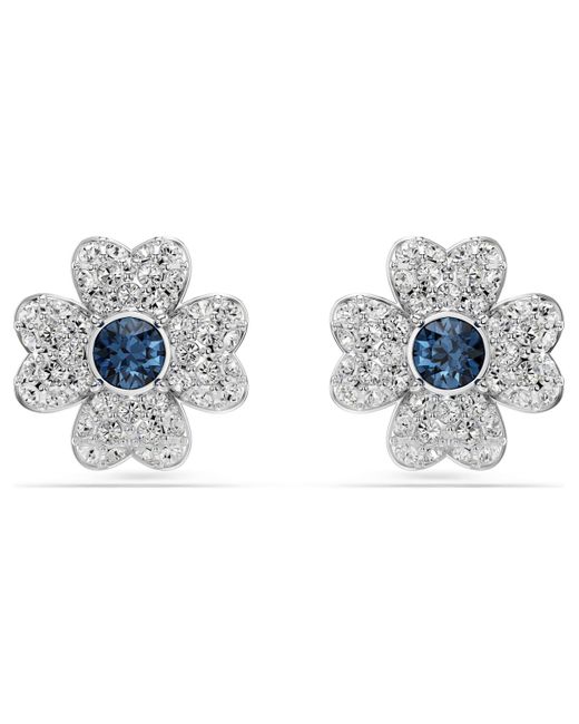 Swarovski Blue Symbolica Stud Earrings