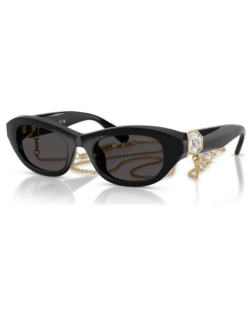 Swarovski Black Sunglasses