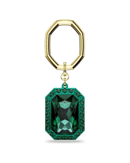 Swarovski Green Key Ring