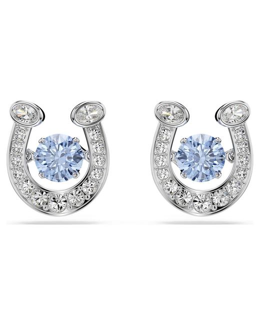 Swarovski Blue Symbolica Stud Earrings