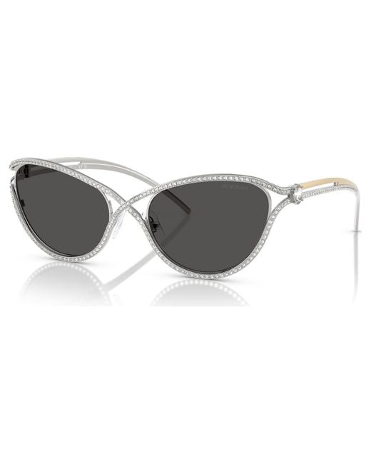 Swarovski Gray Sunglasses