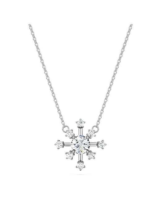 Swarovski Metallic Galaxy Pendant, Lab-Grown Diamonds 0.5 Ct Tw, Round Shape, 14K