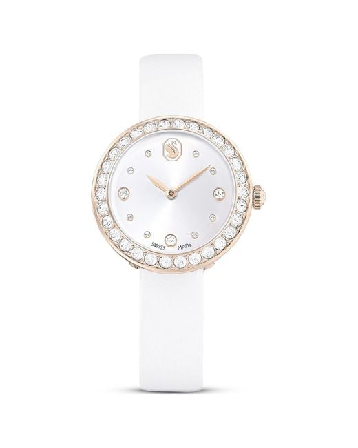 Swarovski Metallic Matrix Tennis Watch
