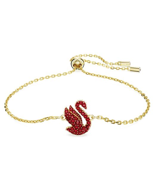 Swarovski Iconic Swan Bracelet in Metallic | Lyst UK