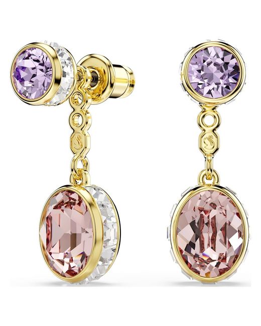 Swarovski Metallic Chroma Drop Earrings