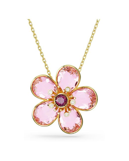 Swarovski Pink Florere anhänger, blume, klein