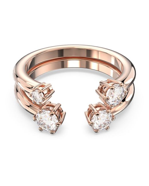 Anello constella di Swarovski in Metallic