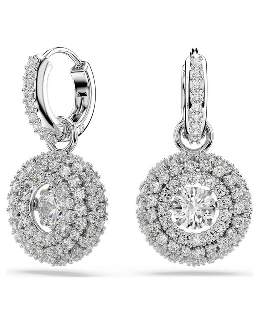 Swarovski Metallic Sublima Drop Earrings