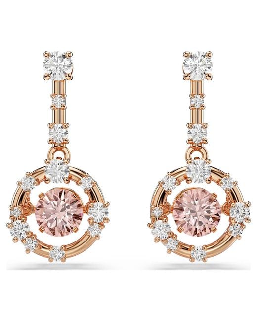 Swarovski Metallic Constella Drop Earrings