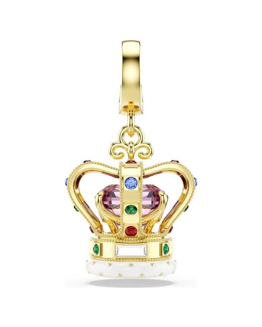 Swarovski Metallic Minions Crown Charm