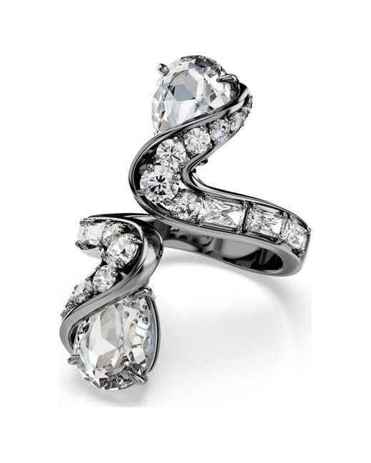 Swarovski Metallic The vienna collection offener ring, feder
