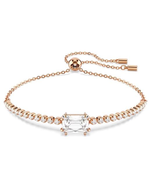 Swarovski Metallic Matrix Tennis Bracelet