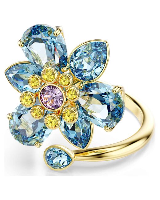 Swarovski Blue Idyllia Open Ring