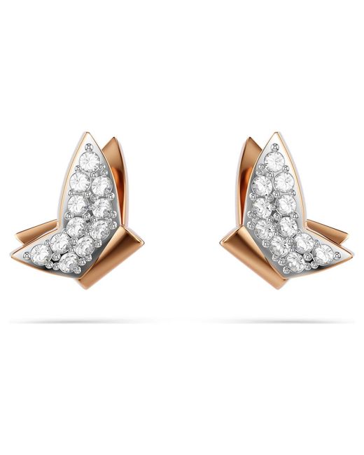 Swarovski Metallic Lilia Stud Earrings