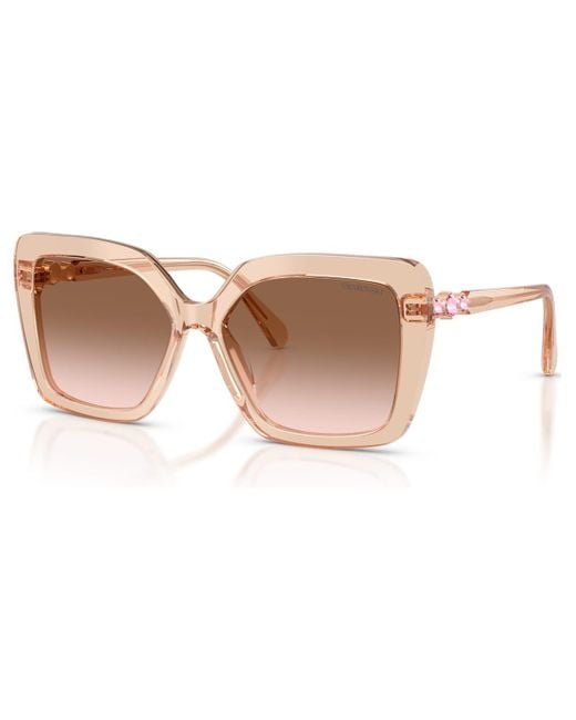 Swarovski Brown Sunglasses