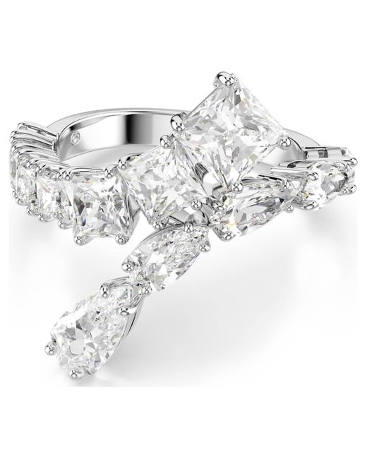 Swarovski White Matrix ring, verschiedene schliffe