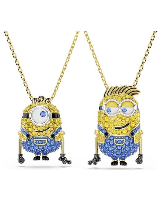Swarovski Yellow Minions James And Henry Set
