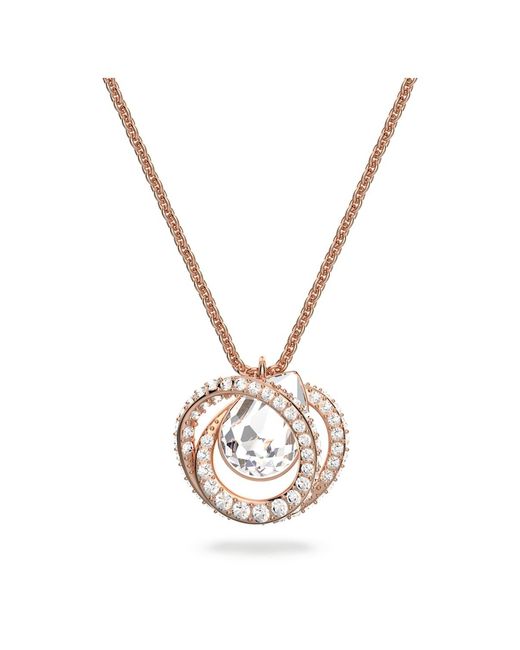 Swarovski Metallic Generation Pendant, Rhodium Plated