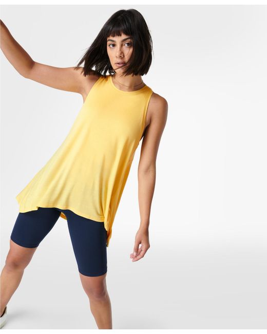 Sweaty Betty Easy Peazy Tank in Blue Lyst