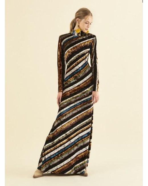 roman velvet dress