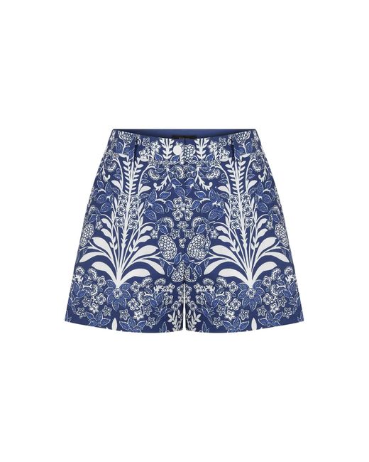 Blue/Multi Bandana Floral Print Shorts, WHISTLES