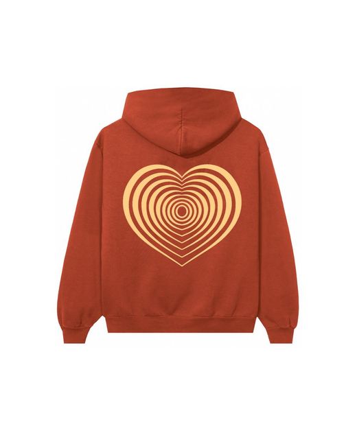 Terracotta red hoodie sale