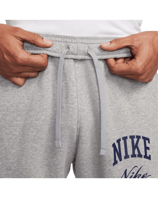 Nike Club Cuffed Sweatpants in Grey for Men