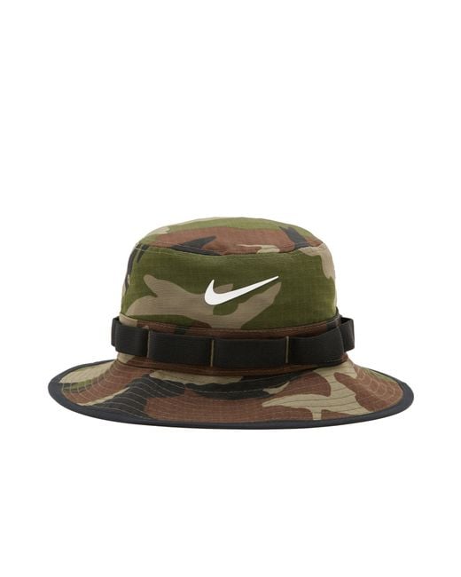 Nike Boonie Camo Bucket Hat in Green for Men | Lyst