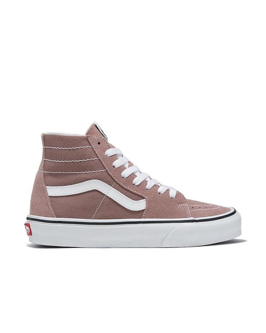vans sk8 hi mahogany rose