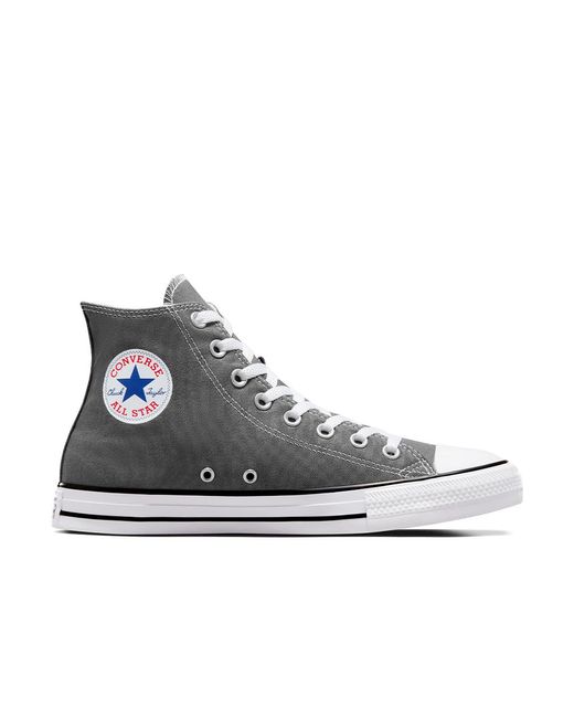 Taylor All Star Hi 'charcoal' in Blue Lyst
