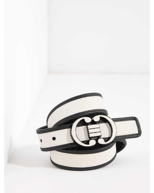 Talbots White Reversible Belt