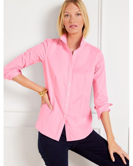 Talbots Pink Non-iron Perfect Shirt