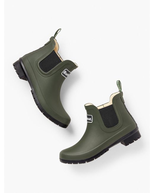 Barbour Rain Boots in Green Lyst