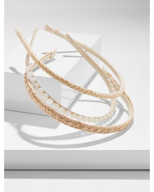 Talbots Gray Coastal Skinny Headband