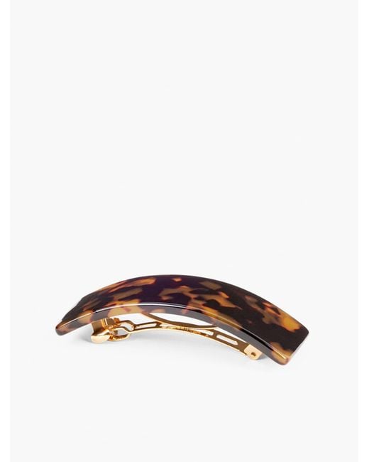 Talbots Brown Tortoiseshell Wide Barrette