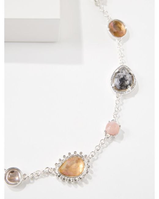 Talbots White Airna Necklace