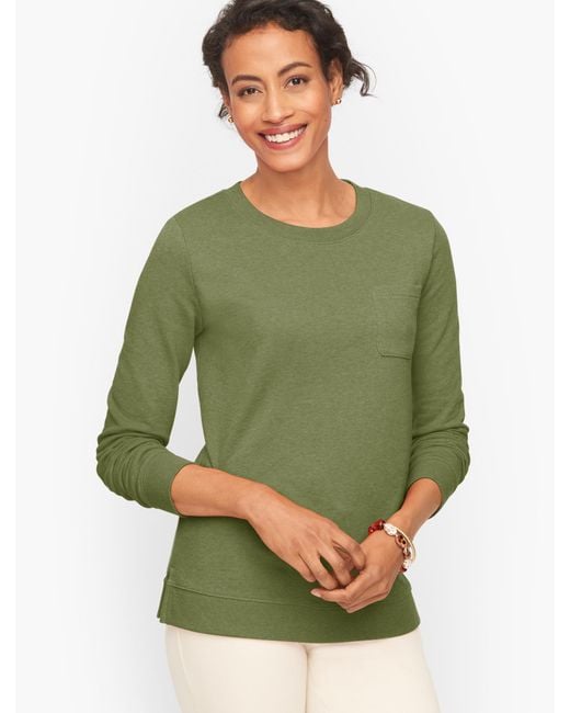 talbots heathered sweatshirt