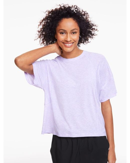 Talbots White Short Sleeve Crewneck T-shirt