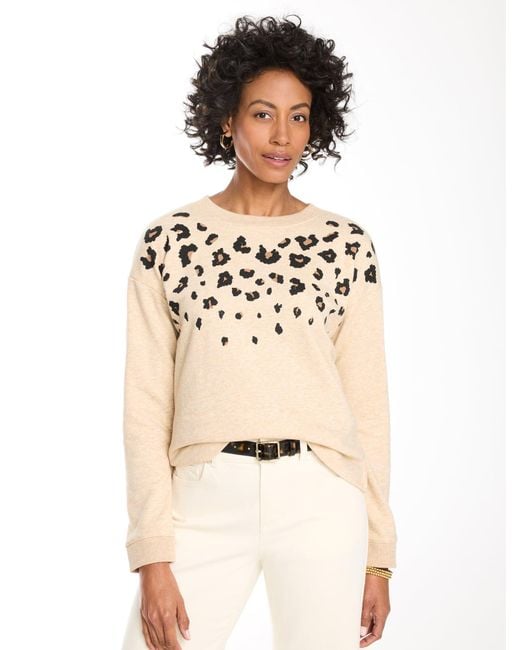 Talbots Natural French Terry Sweatshirt