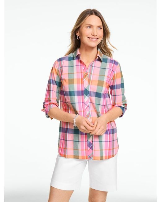 Talbots White Modern Classic Shirt