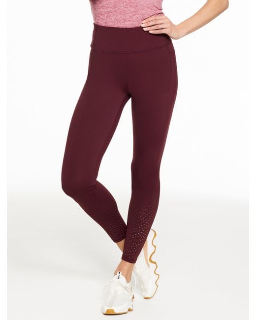 Talbots Purple Out & About Leggings