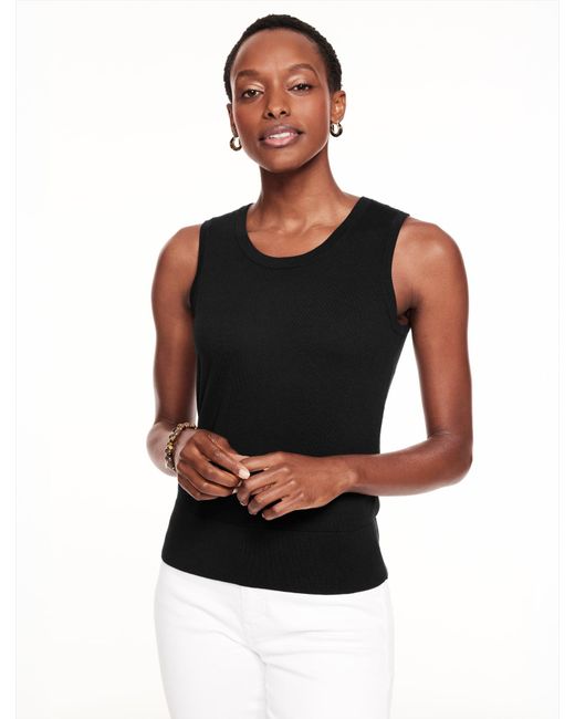 Talbots Black Charming Shell Sweater