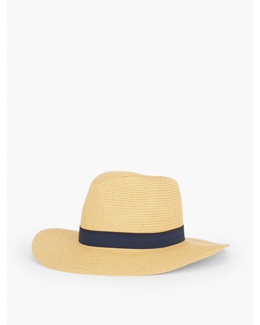 Talbots Natural Packable Straw Hat