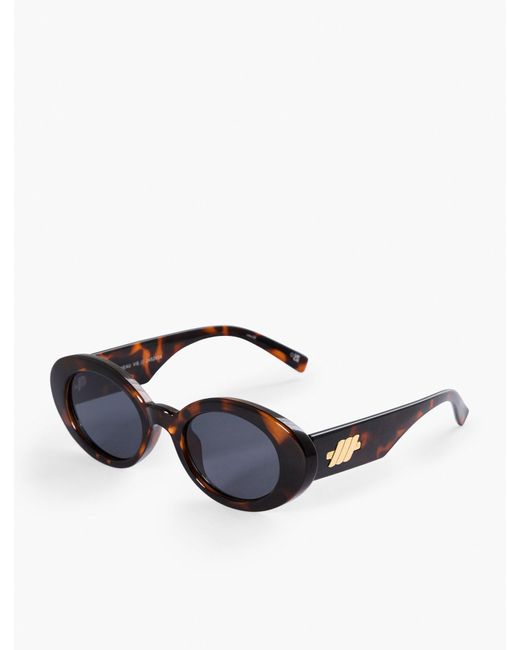 Le Specs White Nouveau Vie Sunglasses