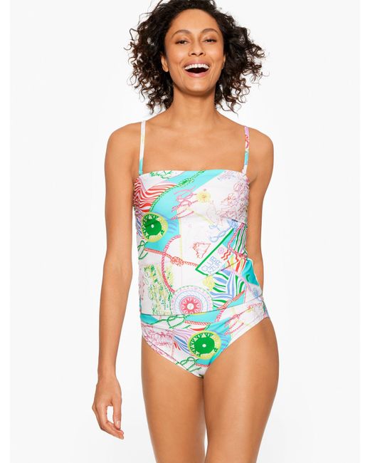 Aqua Club Blue Bandeau Tankini