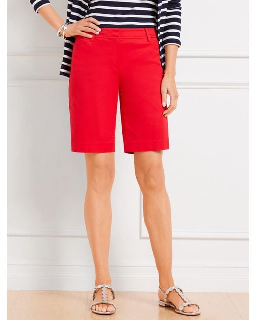 Talbots Red Perfect Shorts