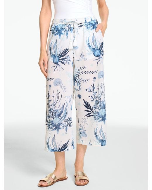 Aqua Club Blue Voile Pants Cover-up