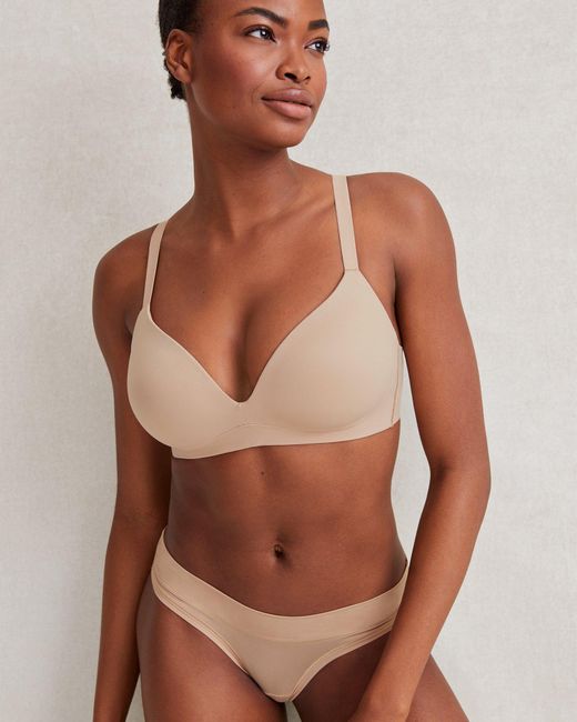 Talbots Brown Embrace Lightly-lined No-wire T-shirt Bra