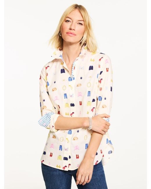 Talbots Natural Modern Classic Shirt